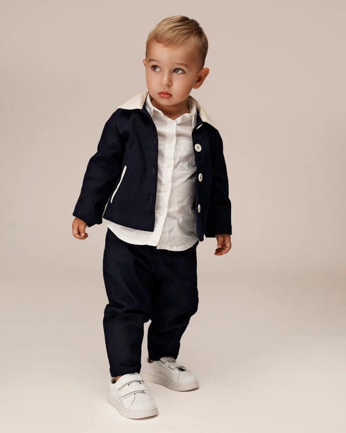 CHAQUETA DENIM AZUL MARINO